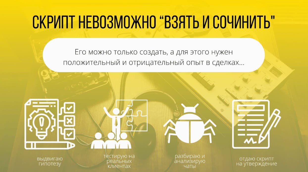 Схема скрипта продаж 